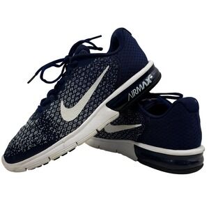 Nike Air Max Sequent 2 Men's Running Shoes Navy Blue Size 12